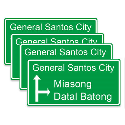 Good price Custom Green Motorway Highway Sign Symbols Traffic Main Road Signages online