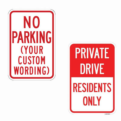 Good price Aluminum Sheeting No Parking High Visibility Reflective Warning Road Traffic Signs online