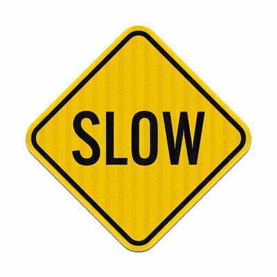Good price Outdoor Square Shaped Reflective Traffic Signs For Road Safety Warning online