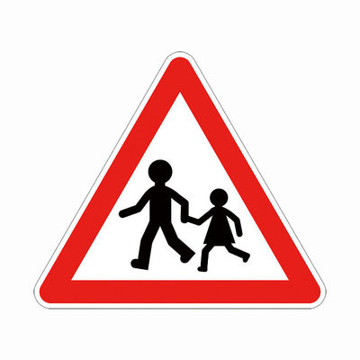 Good price Custom Aluminium Metel Reflective Traffic Road Sign Train Construction Traffic Warning Signs online