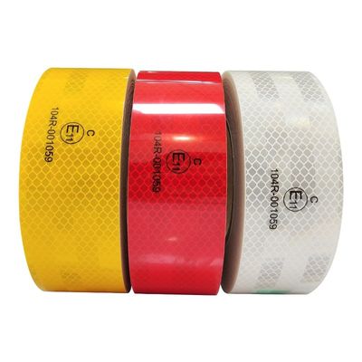 Good price Red White Yellow Hi Vis Reflective Conspicuity Tape For Trailers online