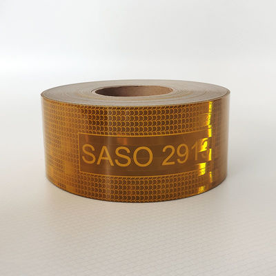 Good price SASO 2913 Vehicle Conspicuity Reflective Tape Sticker For Saudi Arabia Truck Safety online