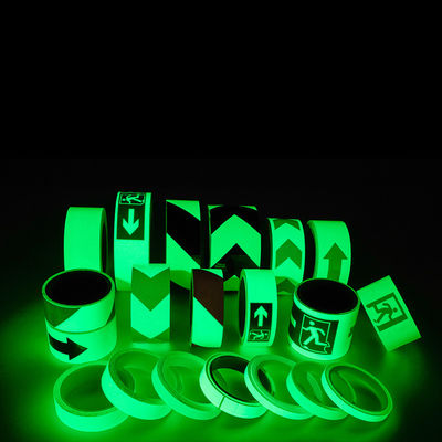 Good price Custom Luminous Film Photoluminescent Tape Self-adhesive Glow in the Dark Warning Tape online