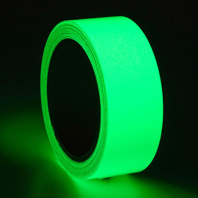 Good price Self Adhesive Custom Sticker Printable PVC Photoluminescent Film Glow in The Dark Warming Sign online