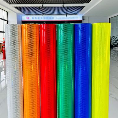 Good price ASTM Self Adhesive Micro Prismatic Diamond Grade Retroreflective Reflective Vinyl online