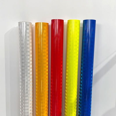 Good price Micro Prismatic HIP Reflective Vinyl Film Self Adhesive Weatherproof 10 Years online