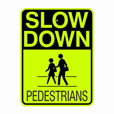 Good price Customized Reflective Traffic Signs Roadway Signs For Pedestrians School Bus online