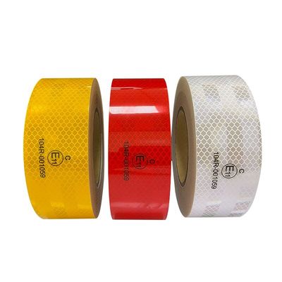 Good price Conspicuity PET White Yellow Red Vehicle Truck ECE Reflective Tape online