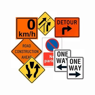 Good price Customized Reflective Road Sign Construction Work Ahead Sign For Work Zone online