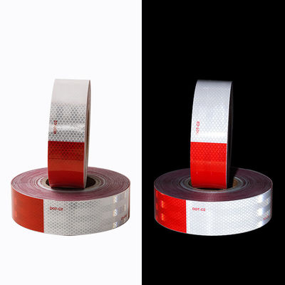 Good price Conspicuity PMMA White and Red DOT C2 Reflective Tape for Vehicle online