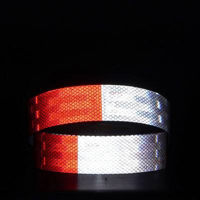Good price Fade Resistant Reflective Sticker Dot C2 Red and White Reflective Tape on Trailers online