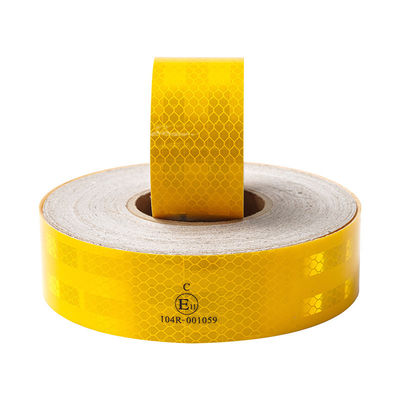 Good price Acrylic  ECE 104 White Red Yellow Vehicle Prismatic Reflective Tape For Truck Safety Warning online