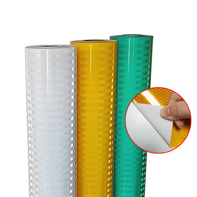 Good price High Intensity Micro Prismatic Engineering Grade Film Reflective Sheet Film PET Roll online