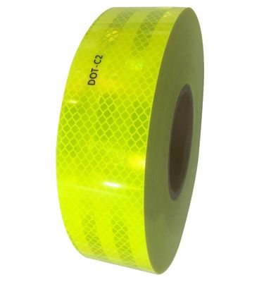 Good price Fluorescent Yellow DOT-C2 Truck Reflective Conspicuity Tape For Warning online