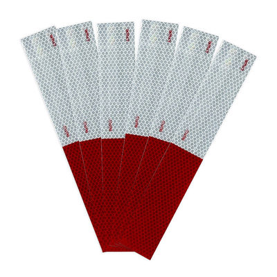 Good price Red And White Conspicuity Marking DOT-C2 Self-Adhesive Reflective Tape Strips online