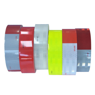 Good price Reflector Reflective Sticker Polyester Reflectante ECE 104R DOT-C2  Truck Vehicle Conspicuity Self Adhesive Tape online