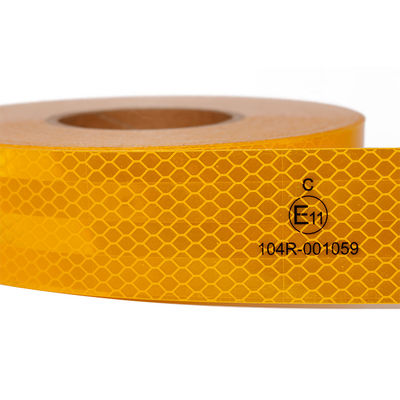 Good price ECE 104R Micro Prismatic Reflective Tape Vehicle Conspicuity Marking Tape online