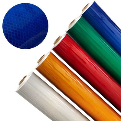 Good price 10-Year Durability Glass Bead Technology High Intensity Grade Reflective Sheeting for Signage online