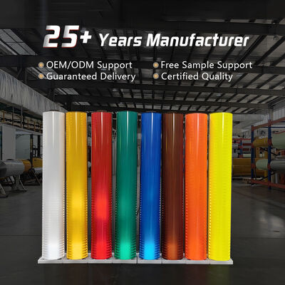 Good price ASTM D4956 Type IV HIP Reflective Sheeting with 10 Years Outdoor Durability and Wide-Angle Retroreflective Performance for Traffic Signs online