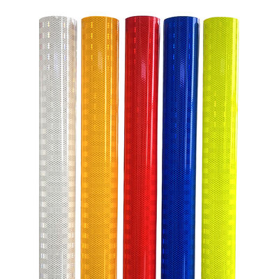 Good price ASTM D4956 Type IV HIP Reflective Sheeting with 10 Years Service Life and Micro Prismatic Technology online