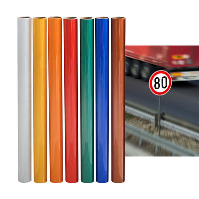 Good price Commercial Grade Reflective Sheeting with Glass Beads Type, 3 Years Life Span, and UV Resistant for Advertising online