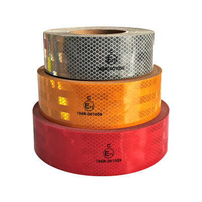 Good price Aluminum Micro Prismatic ECE 104R Reflective Tape with 5-Year Service Life for Vehicle Conspicuity online