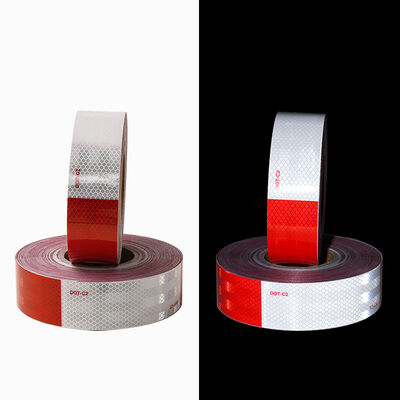 Good price DOT-C2 Reflective Tape with Micro Prismatic Technology and Pressure-sensitive Adhesive for Heavy-Duty Vehicles online