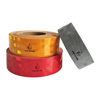 Good price Aluminum Micro Prismatic Technology ECE 104R Reflective Tape with 5 Years Service Life and Pressure-Sensitive Adhesive online