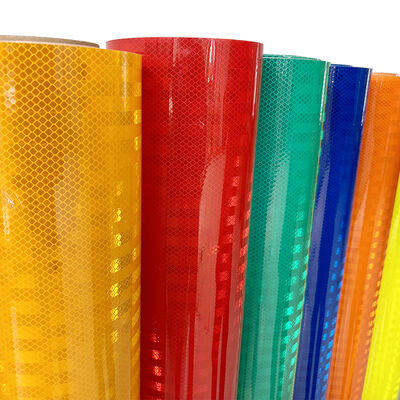Good price Micro Prismatic PET Reflective Sheeting Digitally Printable and Weatherproof for Traffic Signs online