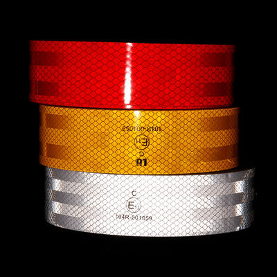 Good price ECE 104R Microprismatic Reflective Tape For Buses, Recovery Vehicles, Tankers, Trailers, And Trucks online