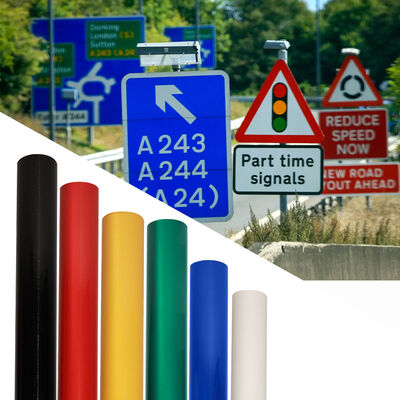 Good price Compliant With ASTM D4956 Type I Industry Standard Glass Bead Reflective Film For General Traffic And Commercial Signage online
